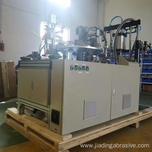 180mm abrasive flap disc making machine produce direcly